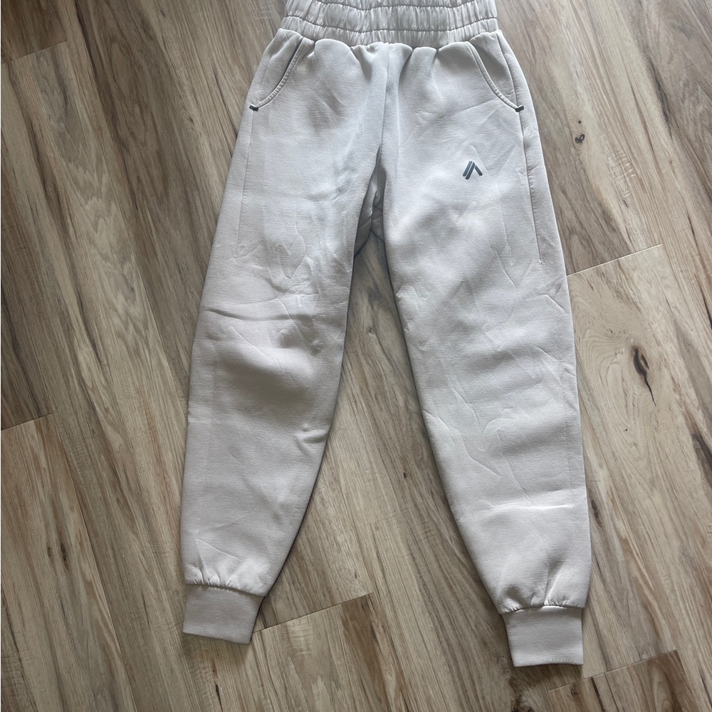 All in Motion Gray Track Pants Jogger Style